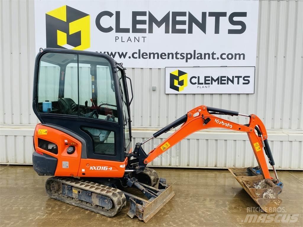 Kubota KX016-4 Minigraafmachines < 7t