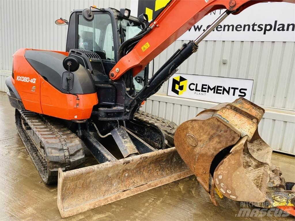 Kubota KX080-4a Midigraafmachines 7t - 12t