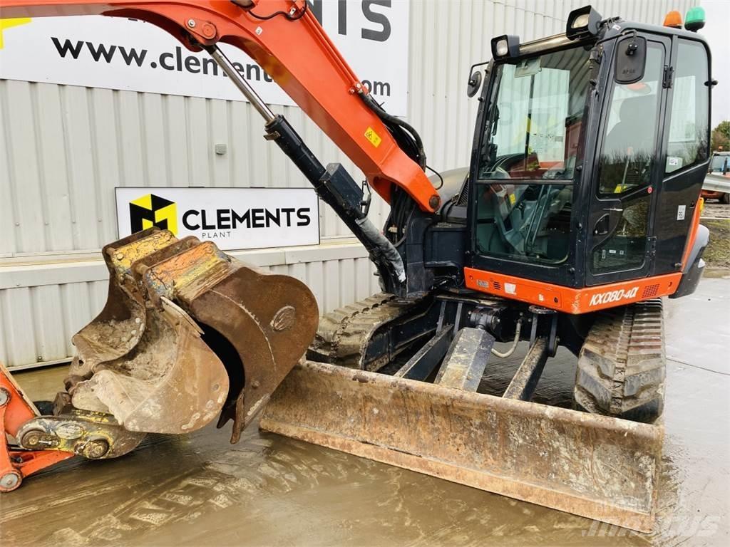 Kubota KX080-4a Midigraafmachines 7t - 12t