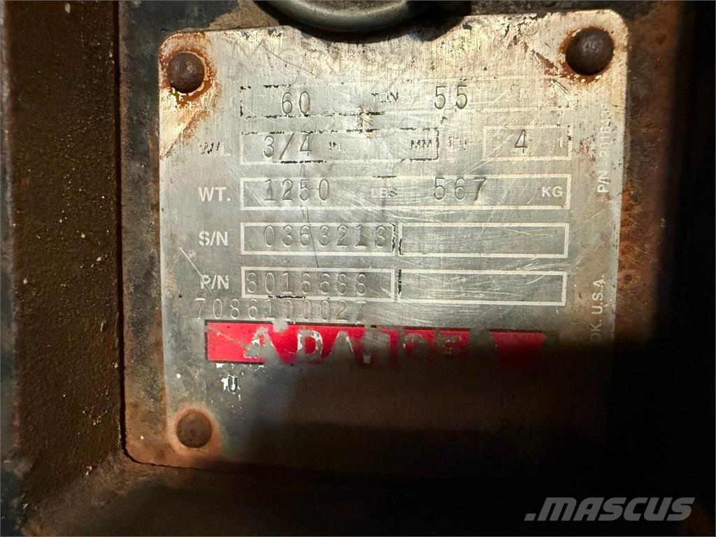  McKissick Kranen onderdelen en gereedschap