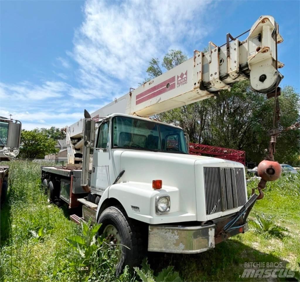 Terex RS 60100 Vlakke laadvloer met kraan