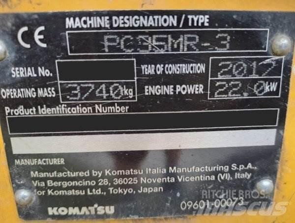 Komatsu PC 35 MR-3 Minigraafmachines < 7t
