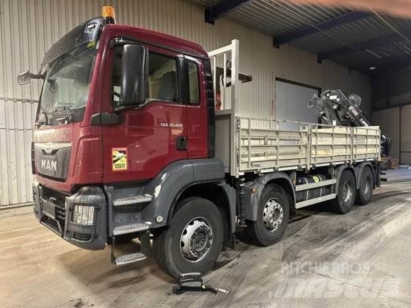 MAN TGS 35.420 Vlakke laadvloer met kraan