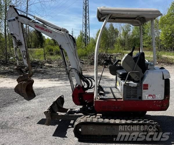 Takeuchi TB 016 Minigraafmachines < 7t