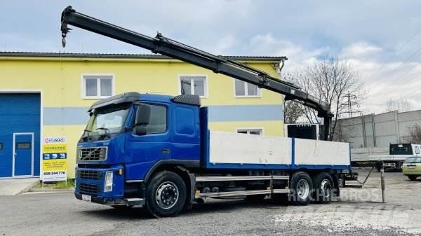 Volvo FM 12 + HIAB 144 Vlakke laadvloer met kraan