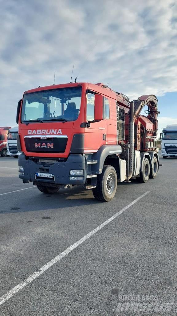MAN TGS 26.540 6X6 Houtversnipperaars