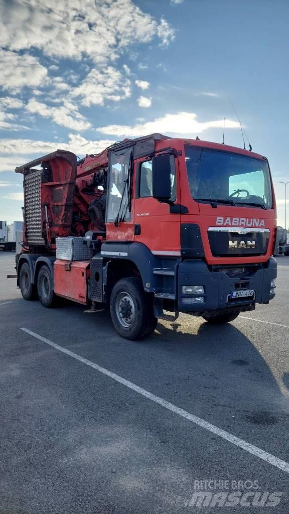 MAN TGS 26.540 6X6 Houtversnipperaars