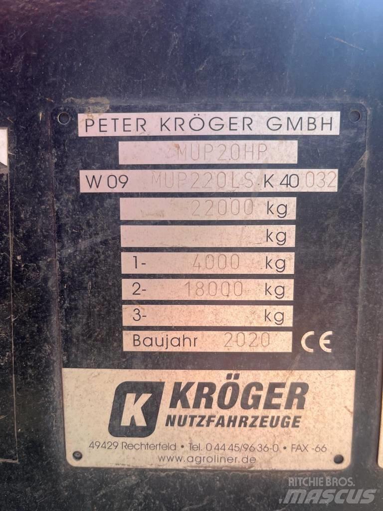 Kröger MUP 20 Kipperaanhangers