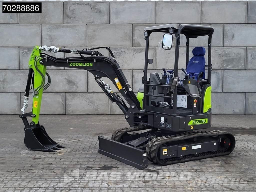 Zoomlion ZE26 GU Minigraafmachines < 7t