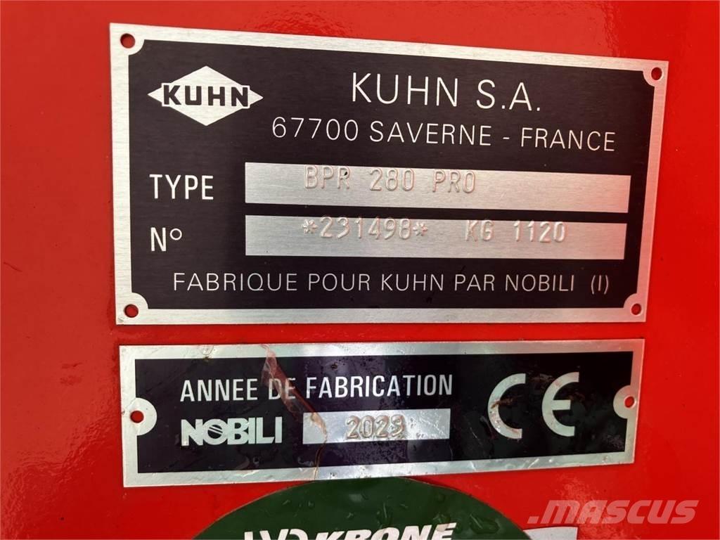Kuhn BPR 280 Pro Klepelmaaiers
