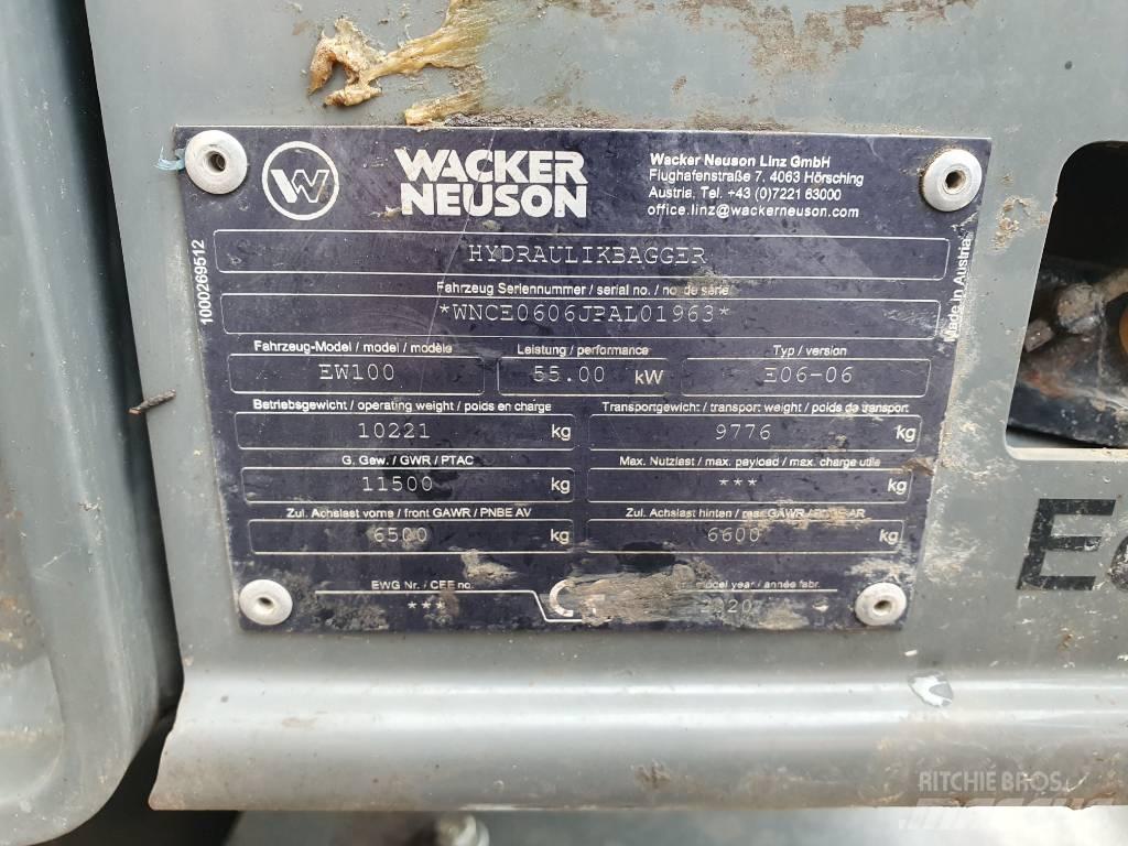 Wacker Neuson EW100 Wielgraafmachines