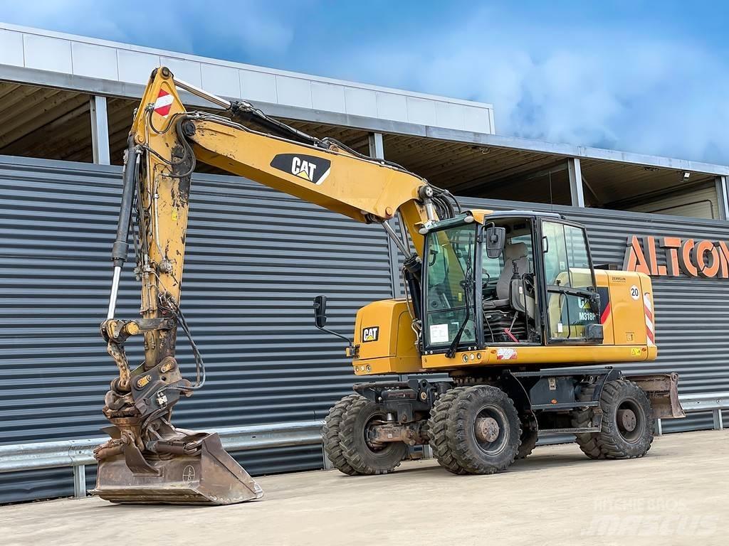 CAT M318F Wielgraafmachines