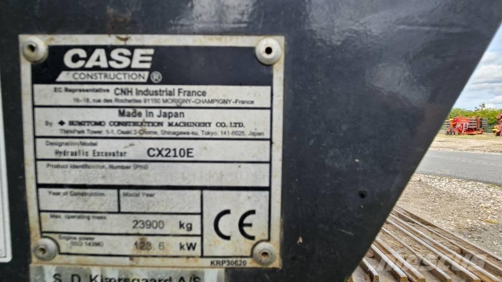 CASE CX 210 E Rupsgraafmachines