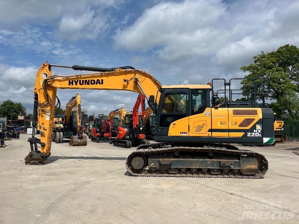 Hyundai HX 220 L Rupsgraafmachines