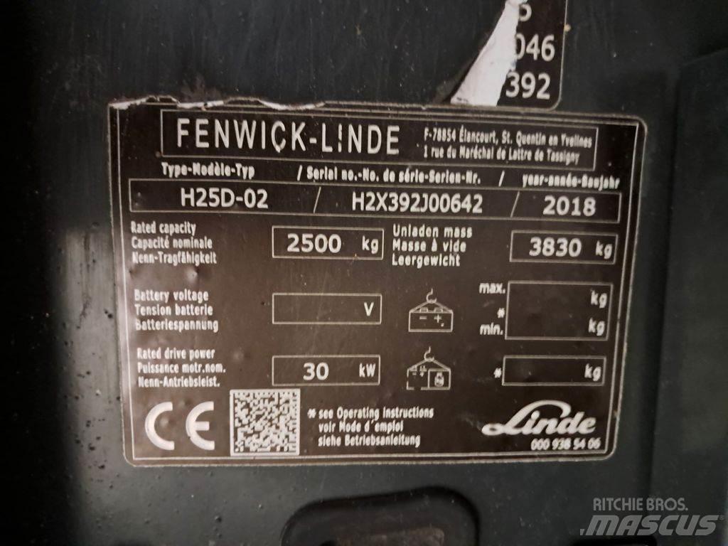 Linde H25D-02 Diesel heftrucks