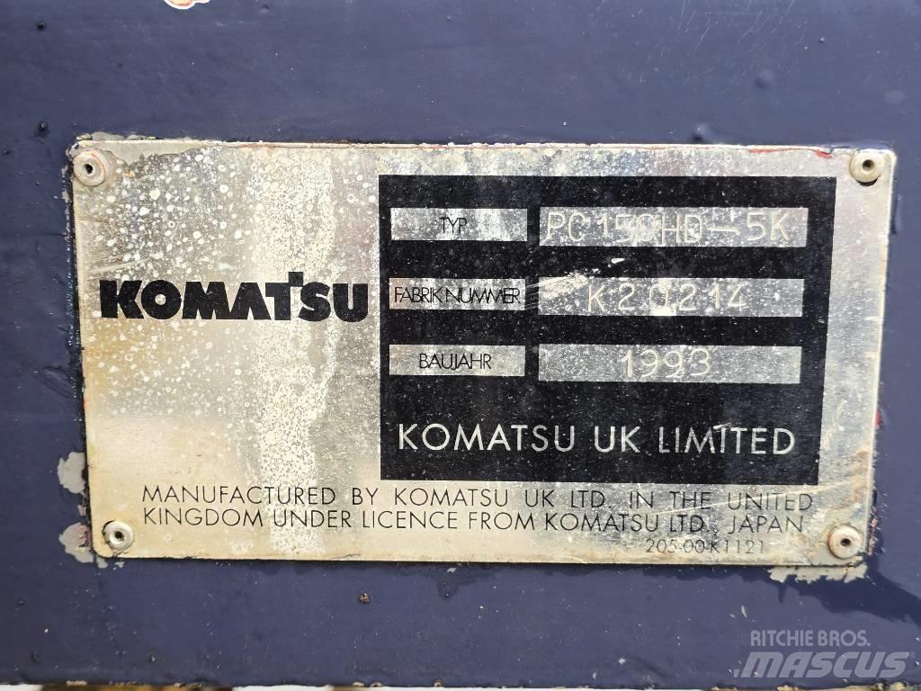 Komatsu PC 150 HD-5K Rupsgraafmachines