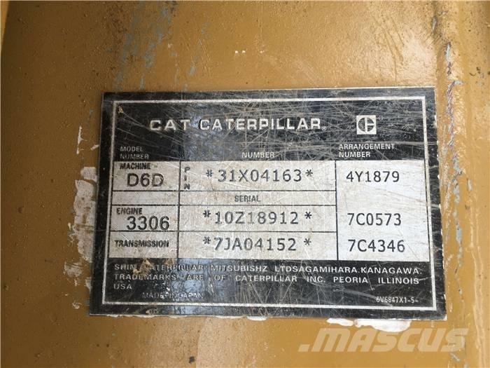 CAT D 6 D Rupsdozers