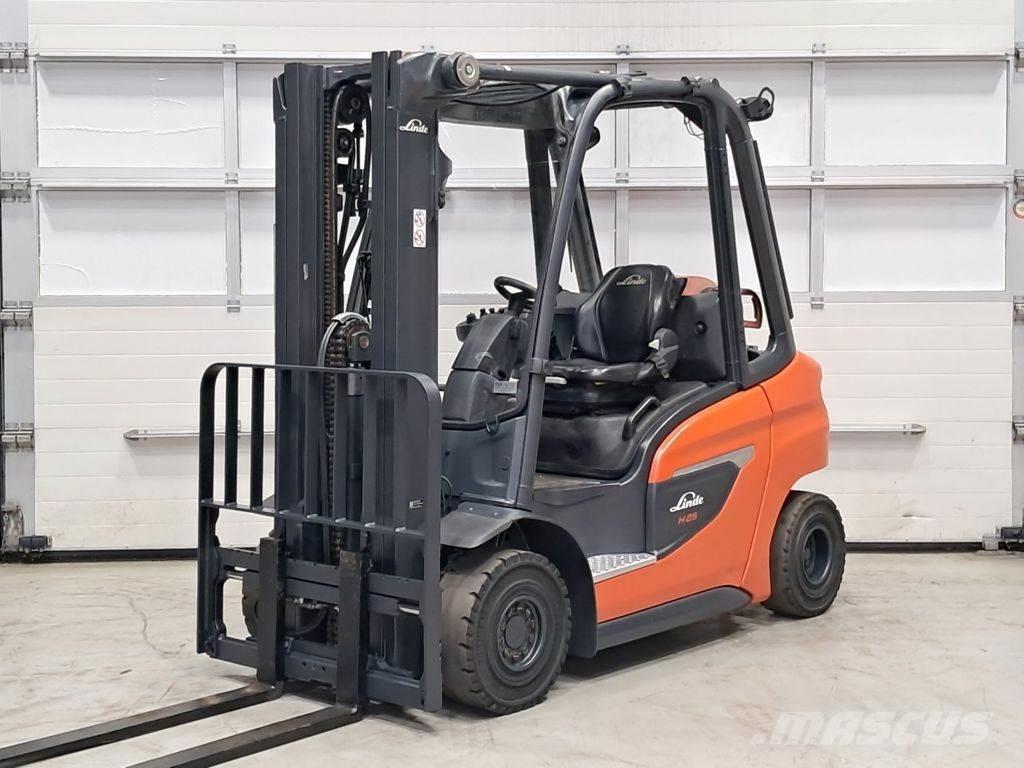 Linde H25T-01 LPG heftrucks