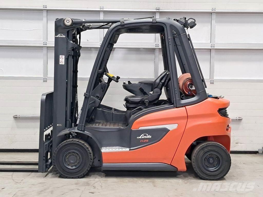Linde H25T-01 LPG heftrucks