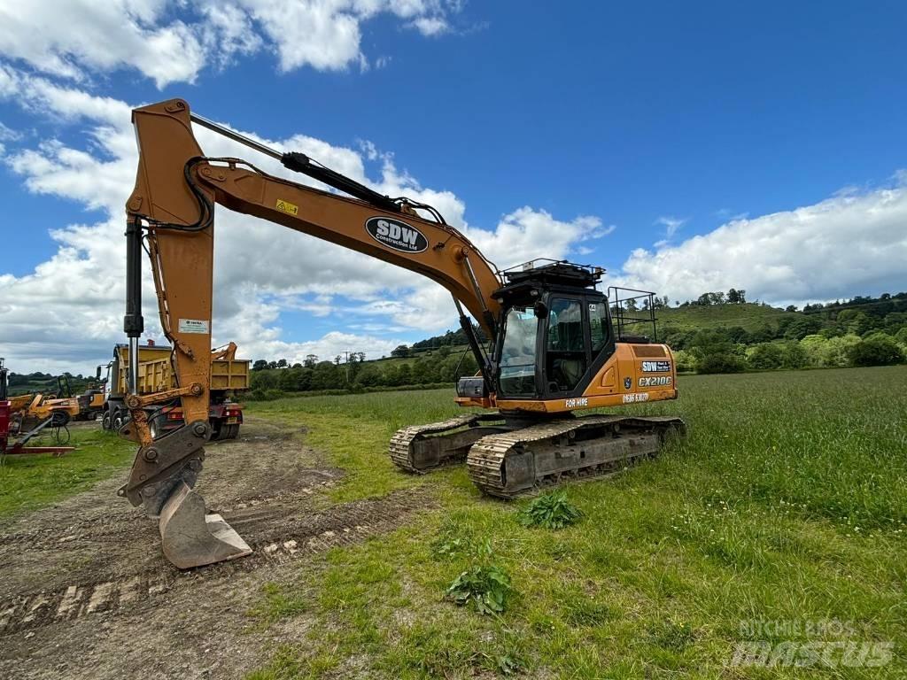 CASE CX 210 C Rupsgraafmachines