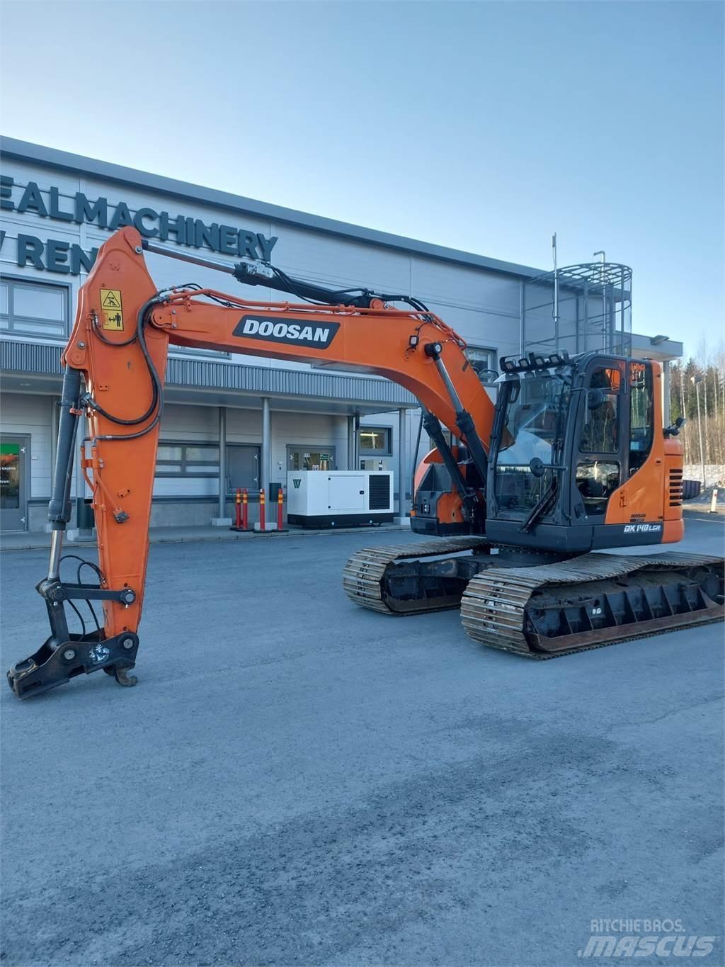 Doosan DX 140LCR 7 Rupsgraafmachines