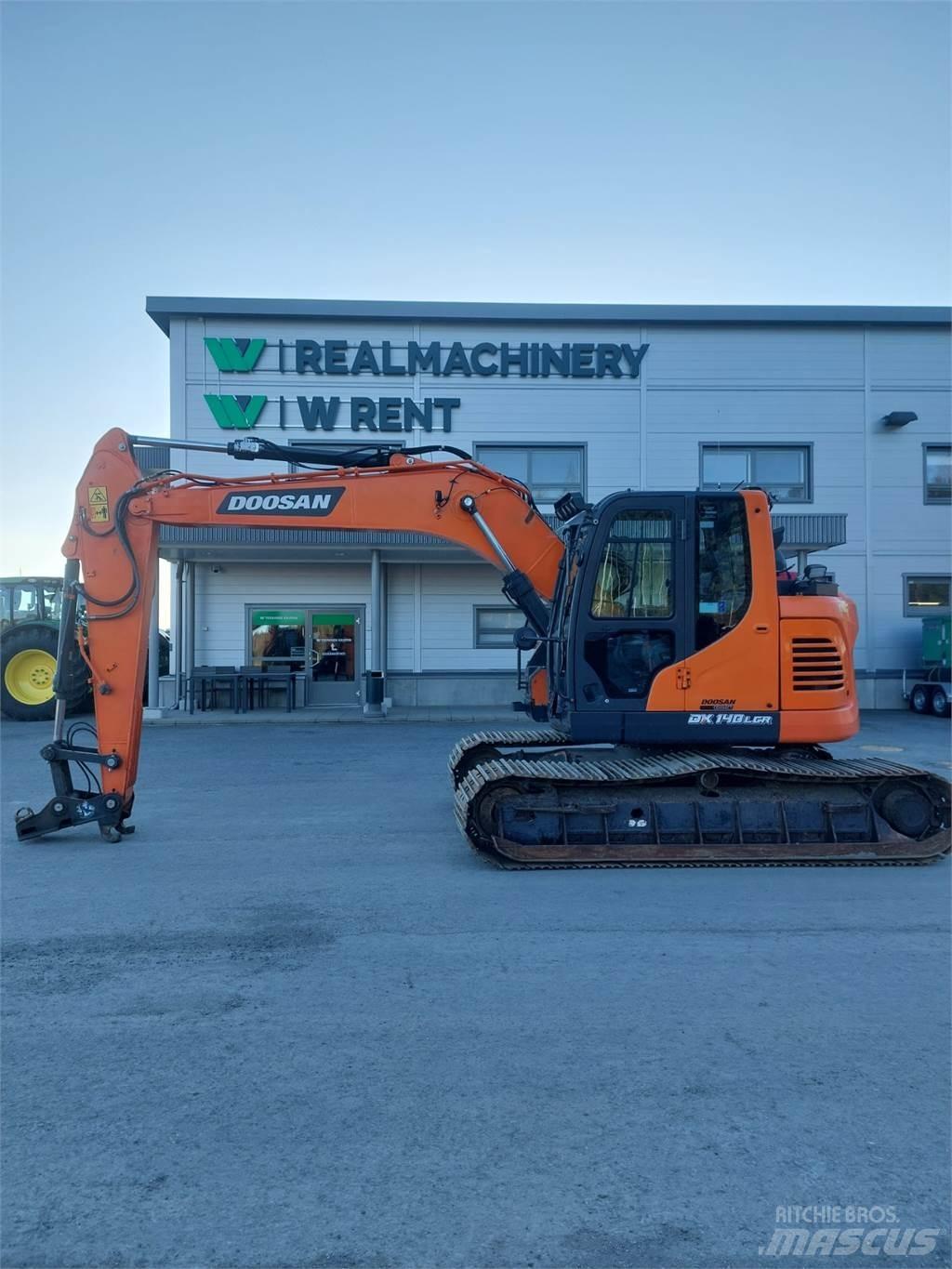 Doosan DX 140LCR 7 Rupsgraafmachines