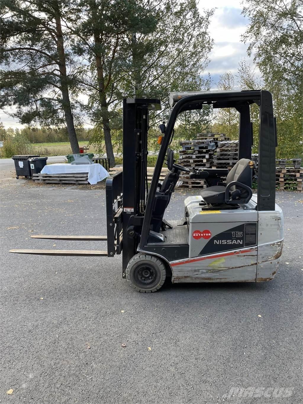 Nissan 15 Elektrische heftrucks
