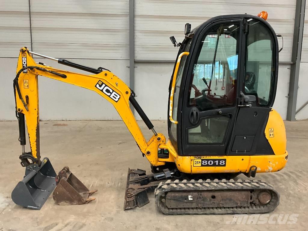 JCB 8018 Minigraafmachines < 7t