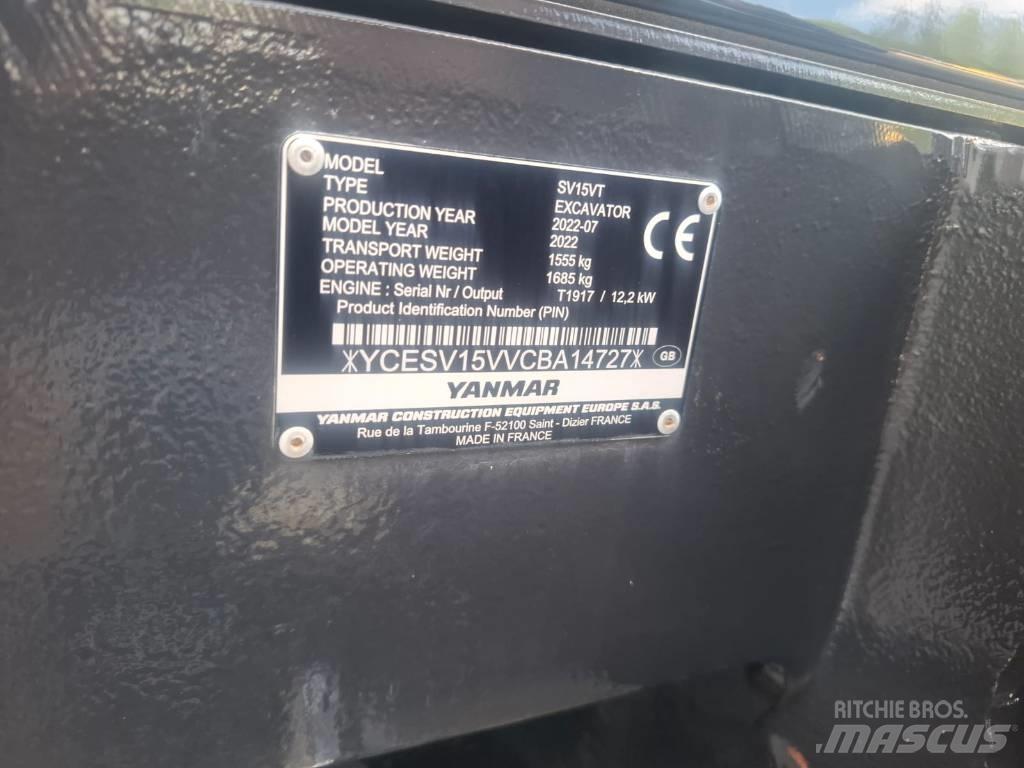 Yanmar SV 15 VT Minigraafmachines < 7t