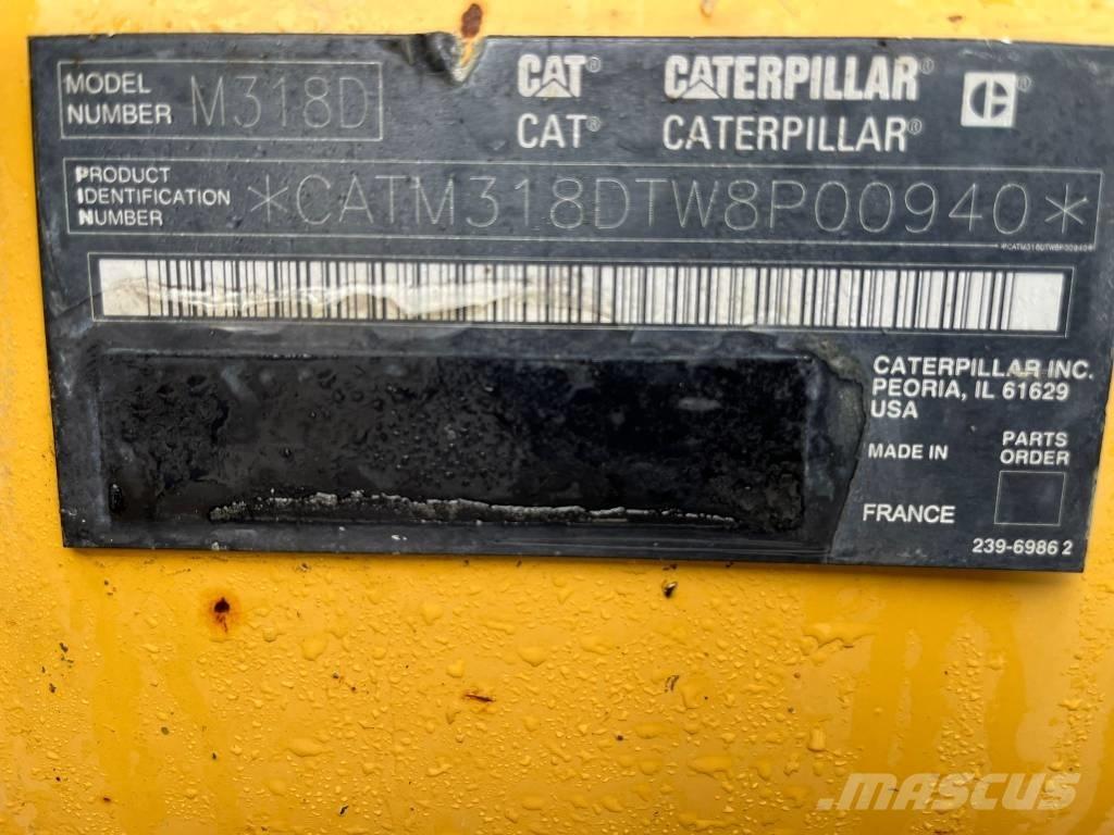CAT M 318 D Wielgraafmachines