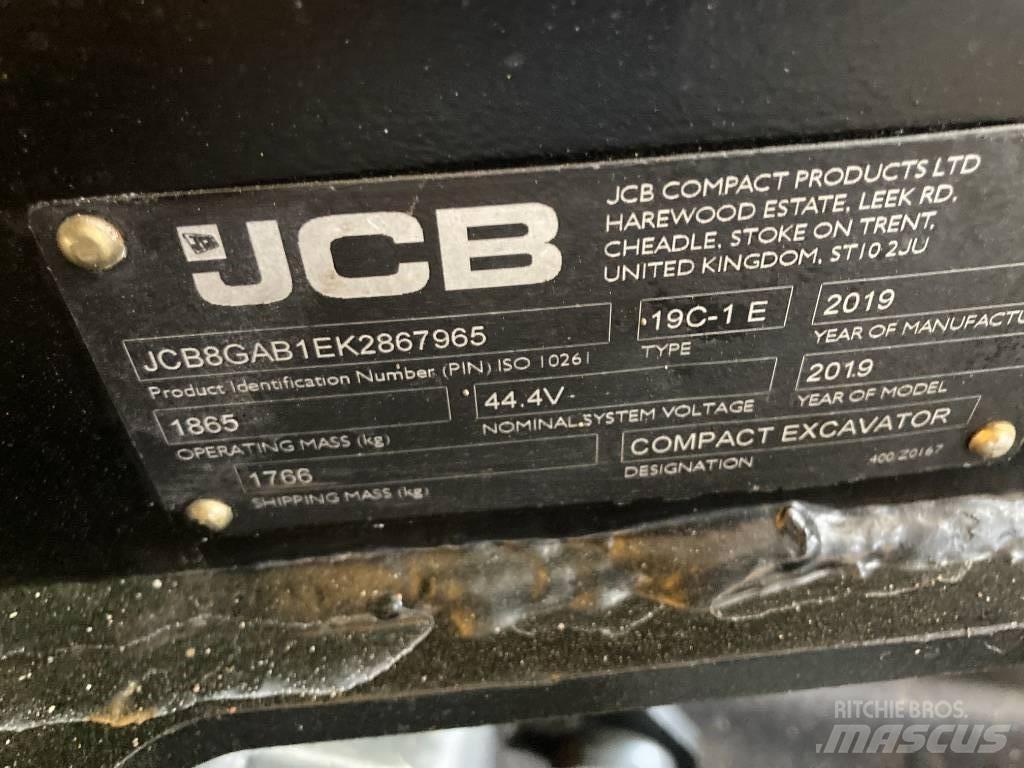JCB 19 C-IE Minigraafmachines < 7t