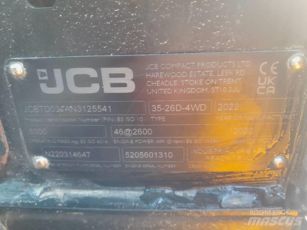 JCB 35-26D 4WD Diesel heftrucks