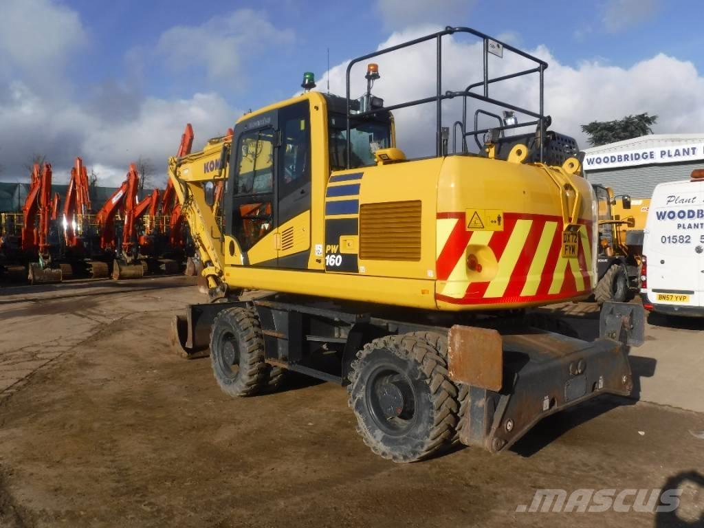 Komatsu PW 160-11 Wielgraafmachines