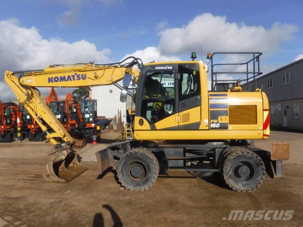 Komatsu PW 160-11 Wielgraafmachines