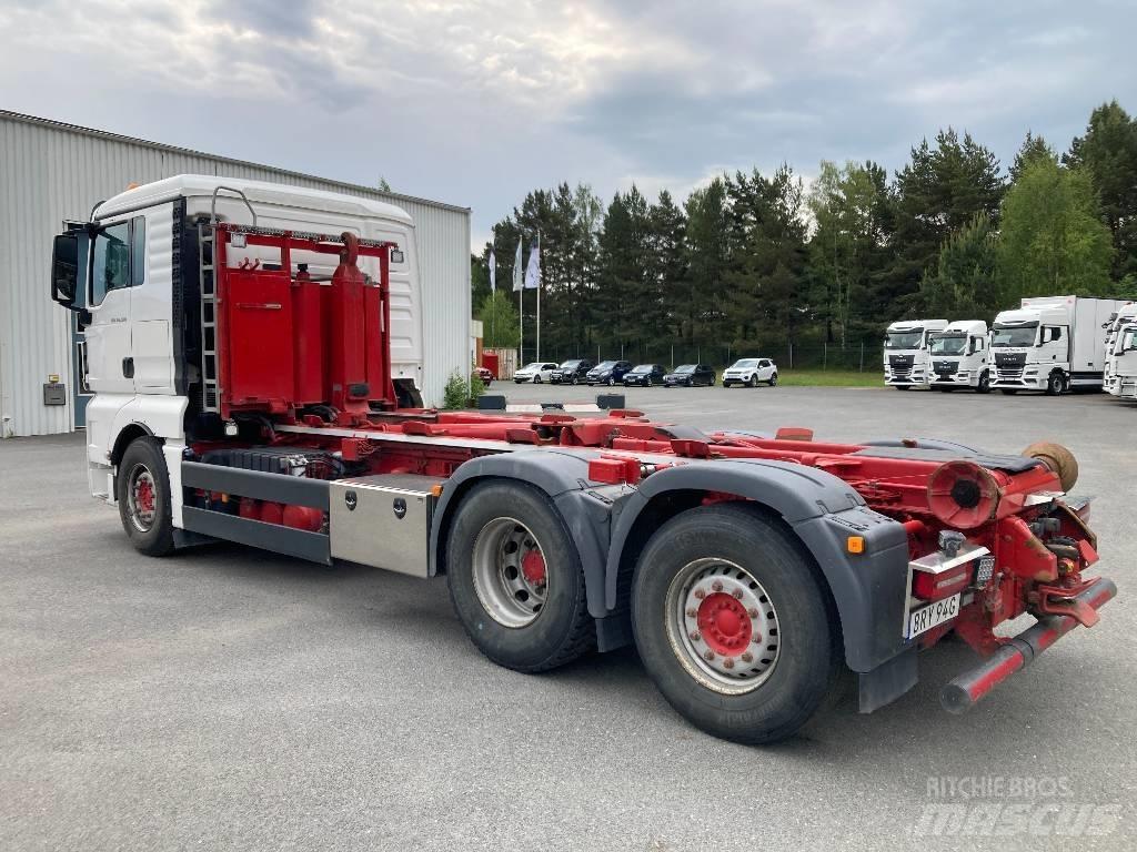 MAN TGX 26.500 6X2 Vrachtwagen met containersysteem