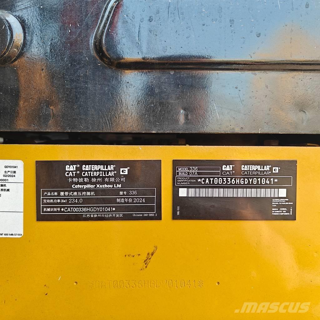 CAT 336GC Rupsgraafmachines