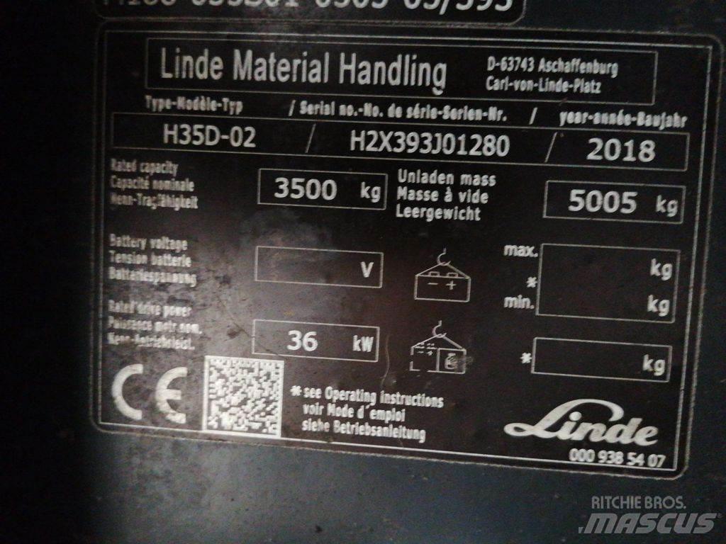 Linde H35D-02 Diesel heftrucks