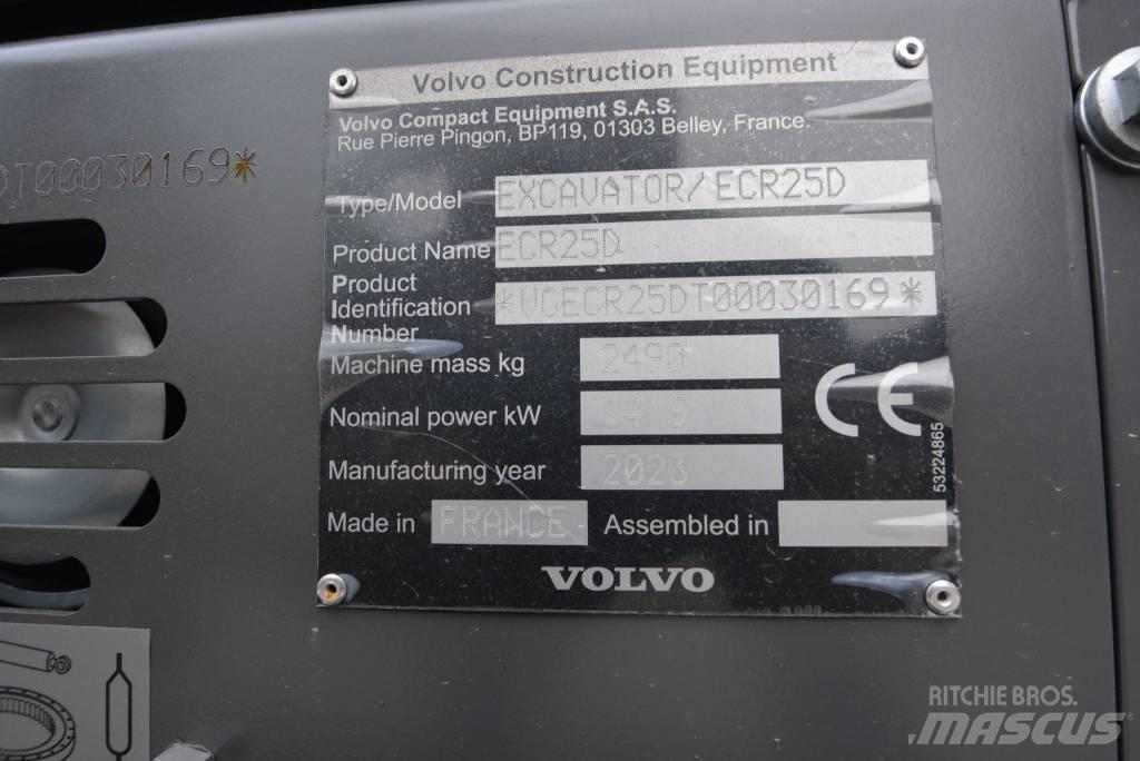 Volvo ECR 25 D Minigraafmachines < 7t