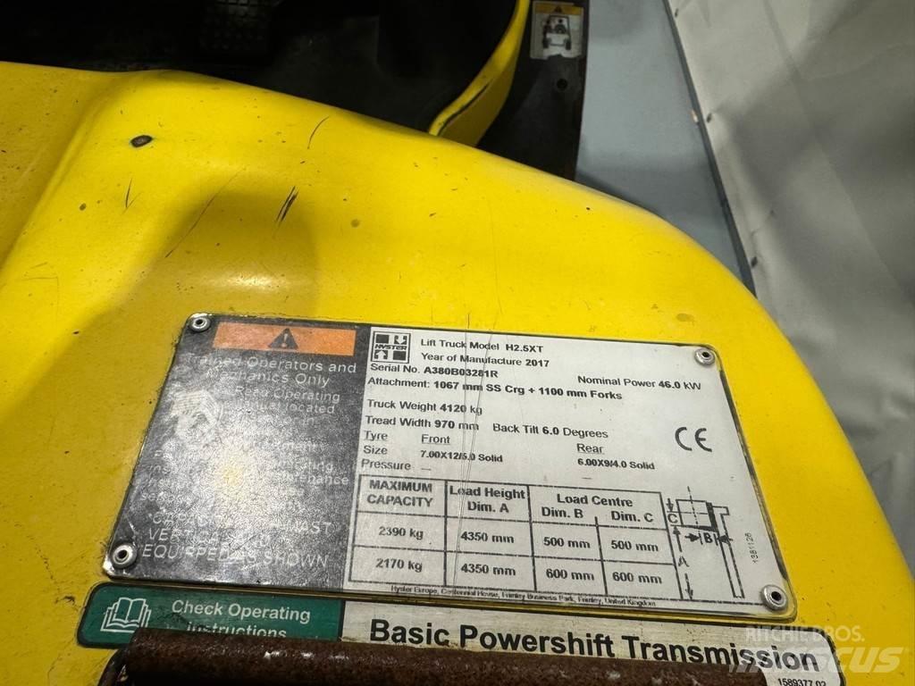 Hyster H2.5XT LPG heftrucks