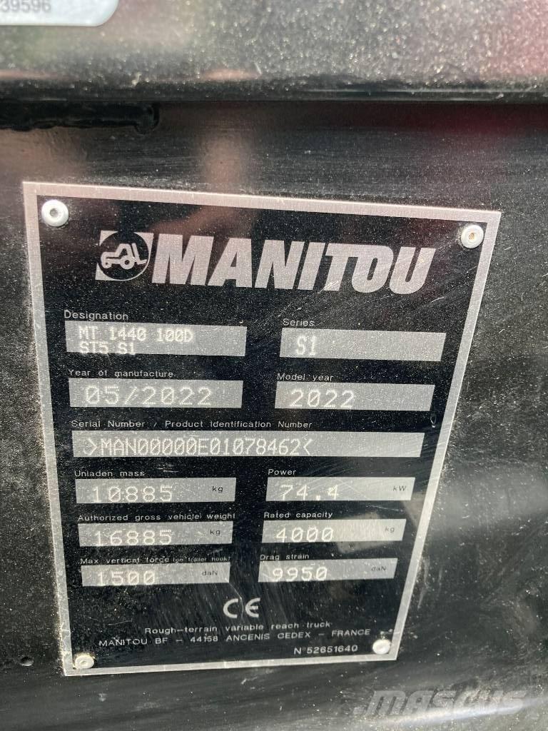 Manitou MT 1440 Verreikers