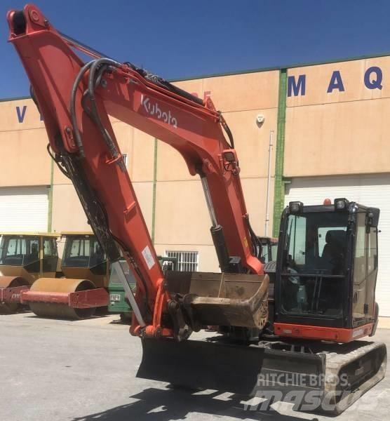 Kubota KX 080-4 Midigraafmachines 7t - 12t