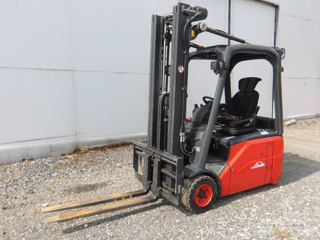 Linde E 16 Elektrische heftrucks