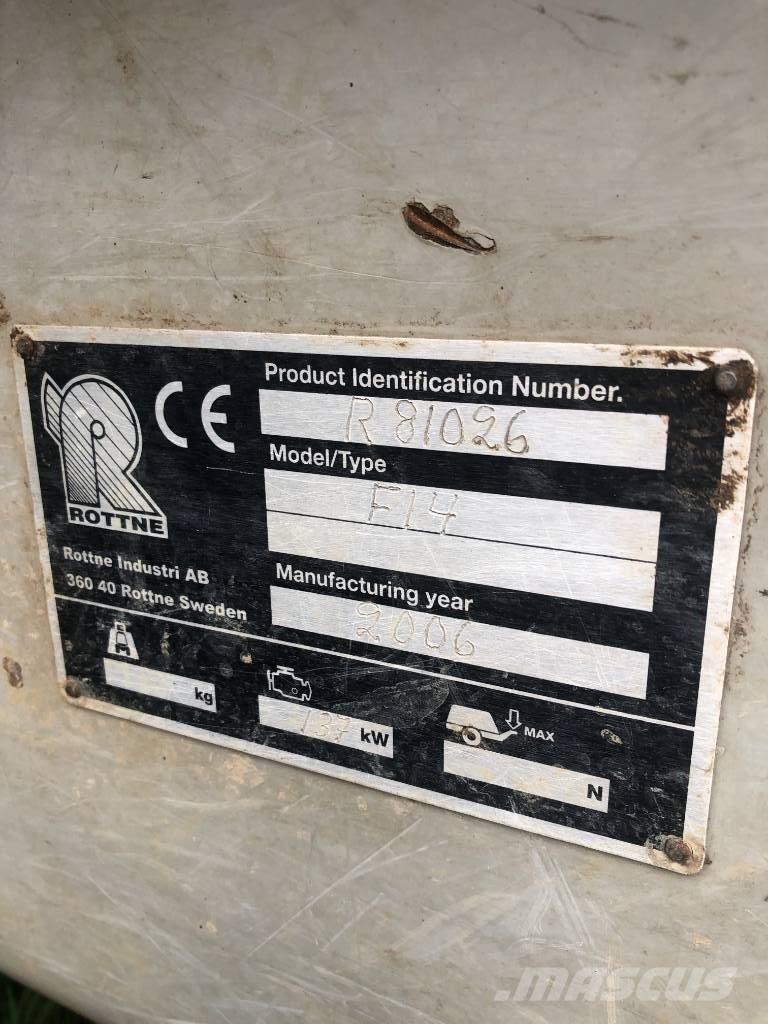 Rottne Solid F14 Uitrijwagens