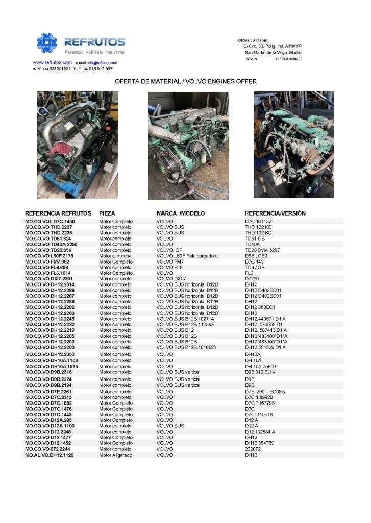 Volvo B 12 B Motoren