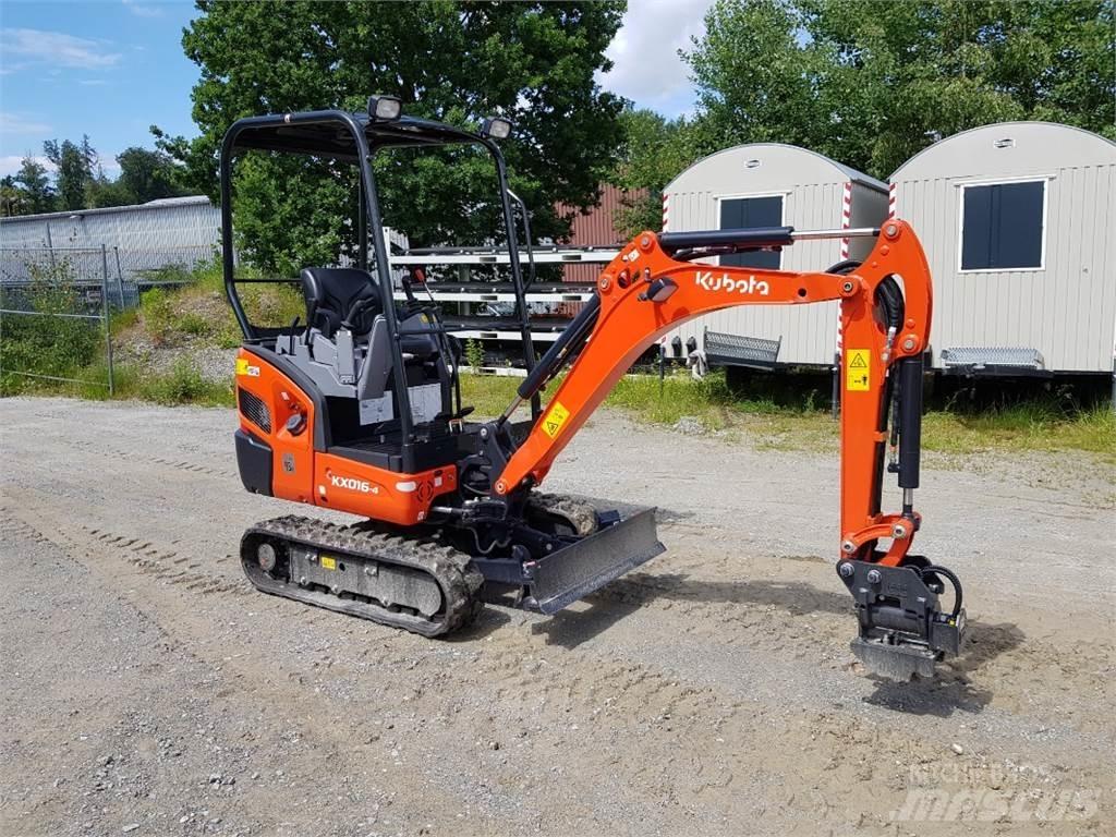Kubota KX016-4 Minigraafmachines < 7t