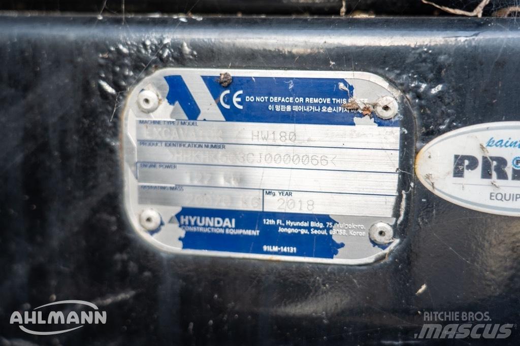 Hyundai HW 180 Wielgraafmachines