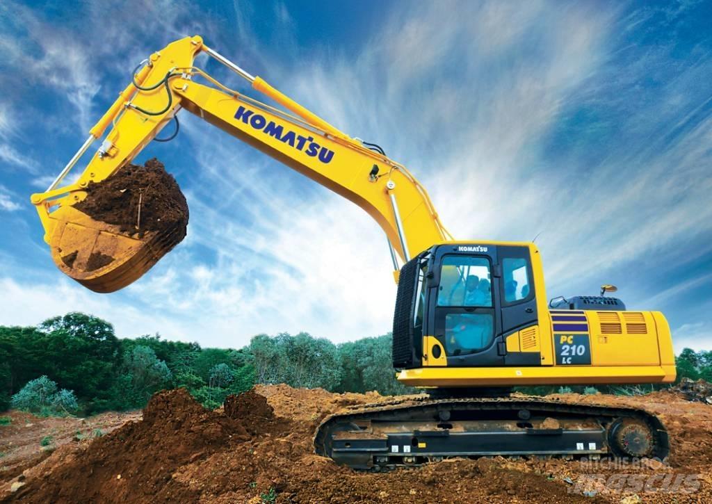 Komatsu PC 210 LC Rupsgraafmachines