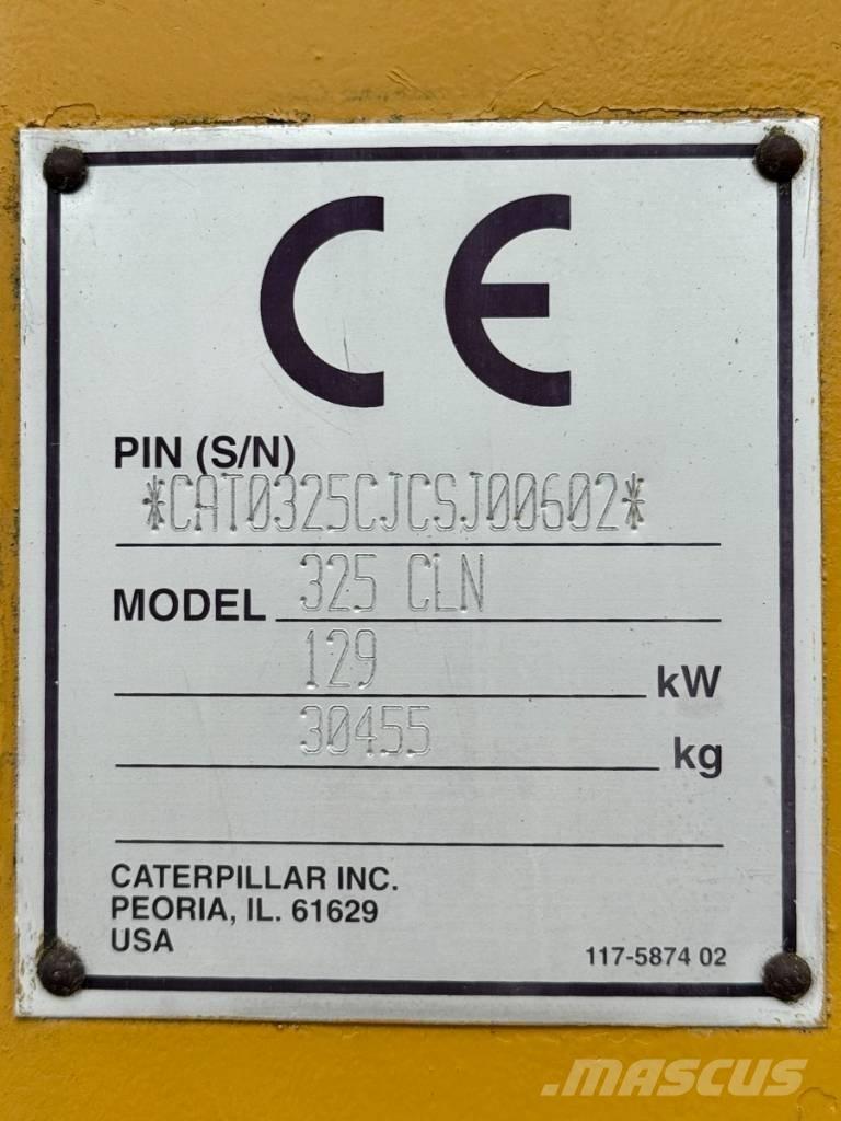 CAT 325CLN LR Long Reach Graafmachines