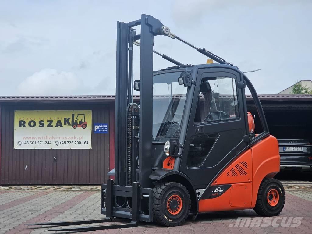 Linde H25T-02 LPG heftrucks