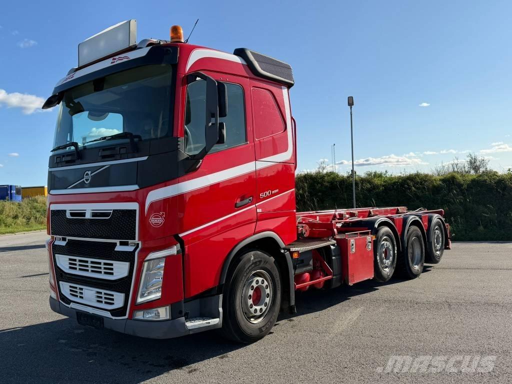 Volvo FH 500 Containertrucks met kabelsysteem